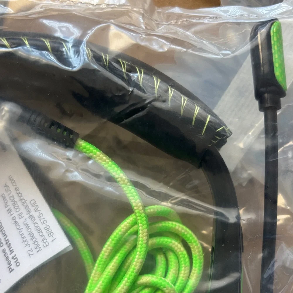 AE-36 Headset - Black and Green